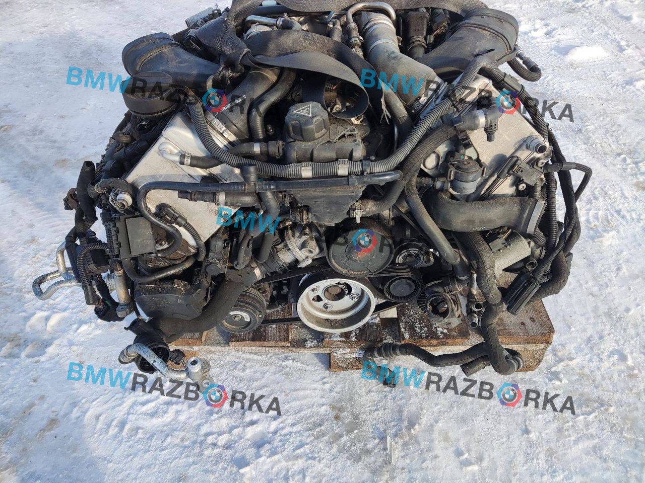 двигатель BMW 7 серия F01/F02 [рестайлинг] F02 2014, 4.4 л., N63 B44 B, бензин, АКПП, седан, задний привод