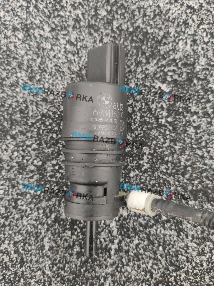 насос (моторчик) омывателя стекла BMW X3 F25 2012, 3.0 л., i, N55 B30 A, бензин, АКПП, черный, внедорожник 5 дв., полный привод, 6934160