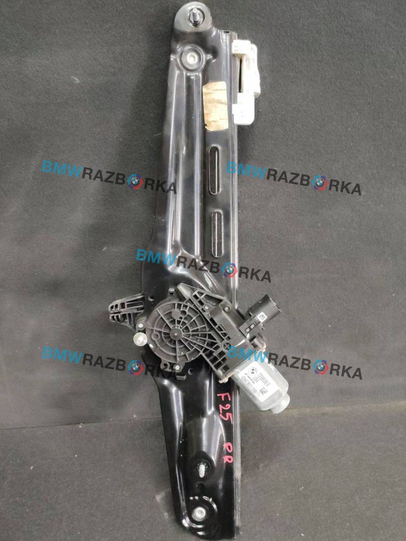 стеклоподъемник задний правый BMW X3 F25 2012, 3.0 л., i, N55 B30 A, бензин, АКПП, черный, внедорожник 5 дв., полный привод, 7258536