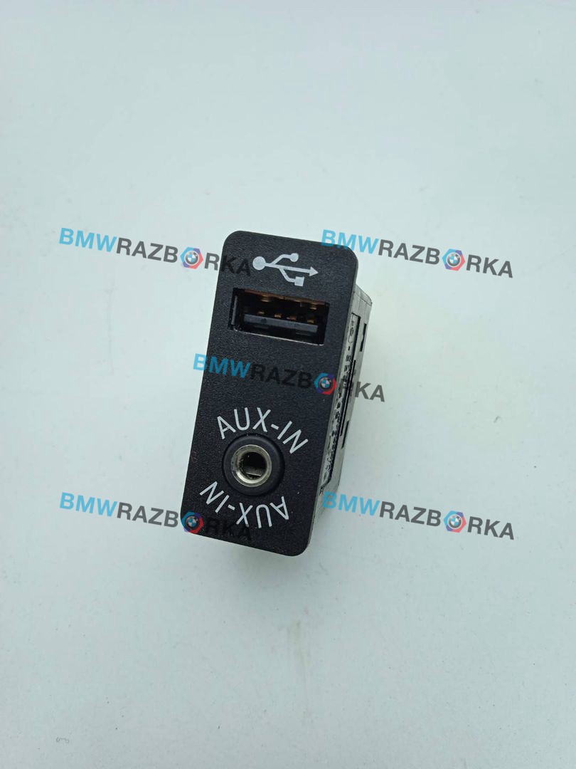 разъем AUX / USB BMW X3 F25 2012, 3.0 л., i, N55 B30 A, бензин, АКПП, черный, внедорожник 5 дв., полный привод, 9237653