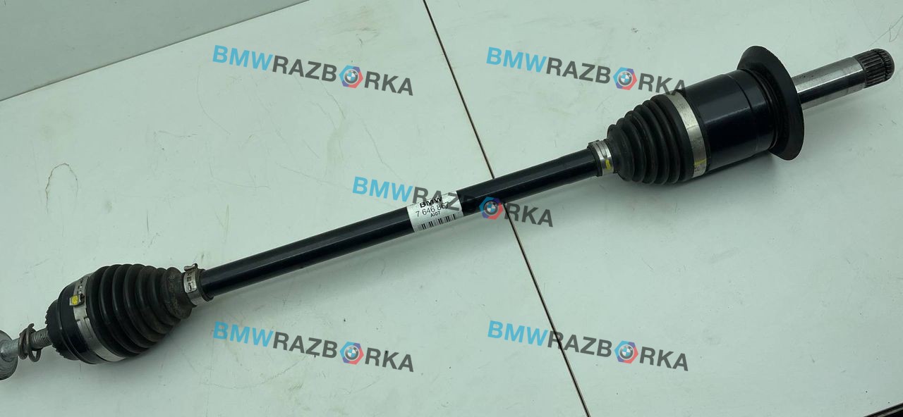 полуось задняя (приводной вал, ШРУС) BMW X2 F39 2018, 2.0 л., i, B46 A20 B, бензин, АКПП, чёрный, внедорожник 5 дв., полный привод, 7646867
