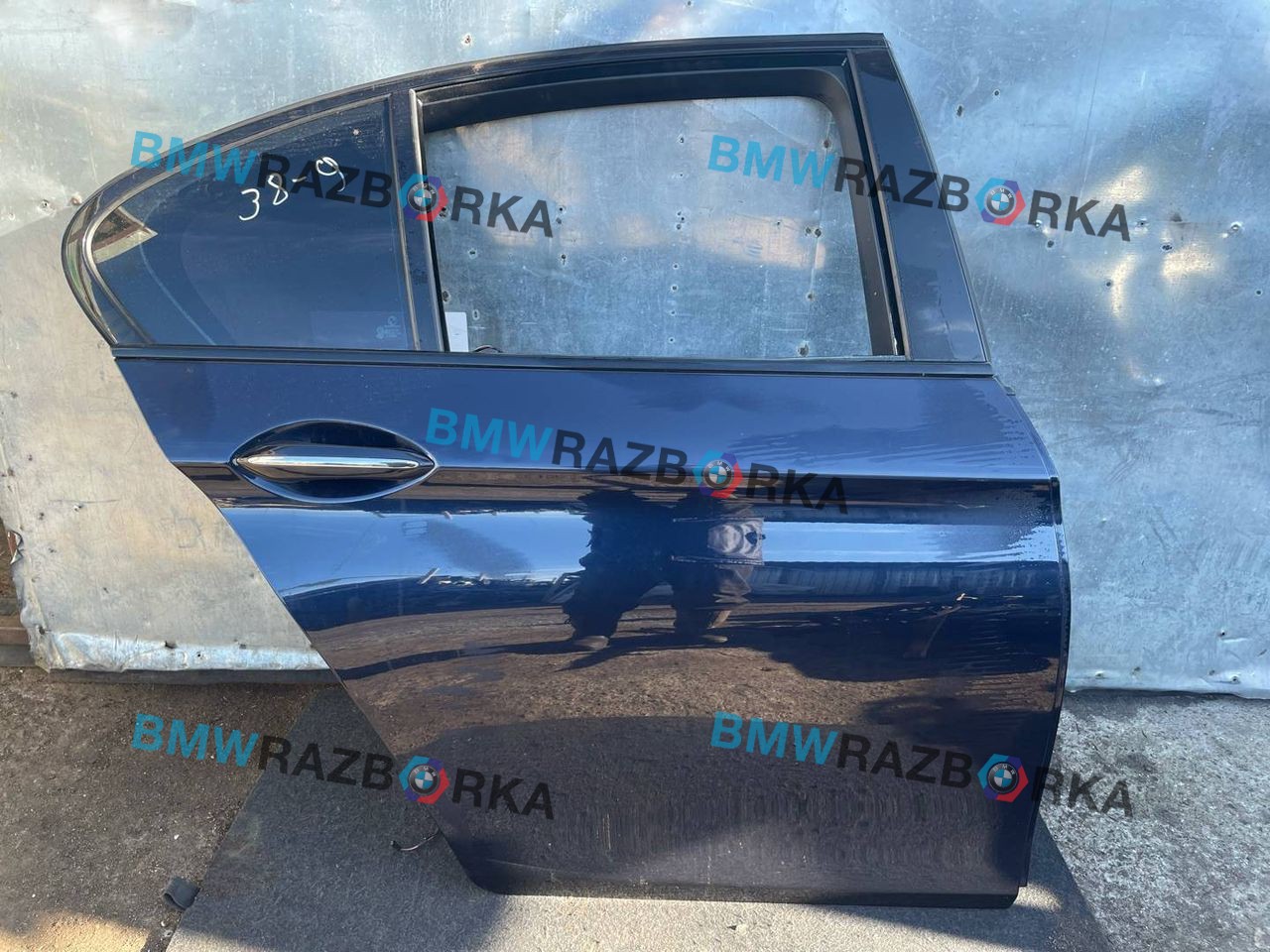 дверь задняя правая BMW 5 серия F07/F10/F11 F10 2012, 3.0 л., D, N57 D30 B, дизель, АКПП, синий, седан, задний привод, правый руль