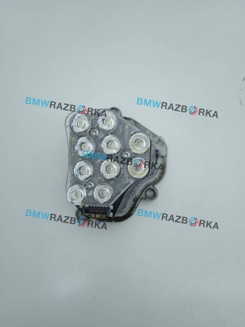 модуль LED левой BMW 5 серия F07/F10/F11 F10 2012, 3.0 л., D, N57 D30 B, дизель, АКПП, синий, седан, задний привод, правый руль