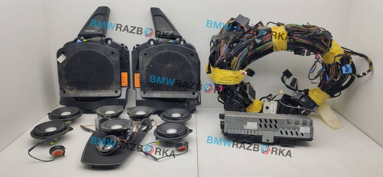 комплект акустики BMW 5 серия F07/F10/F11 F10 2011, 3.5 л., бензин, АКПП, седан, 9243496, 9184795, 9169687, 9169688, 9184794, 9169690, 9169693