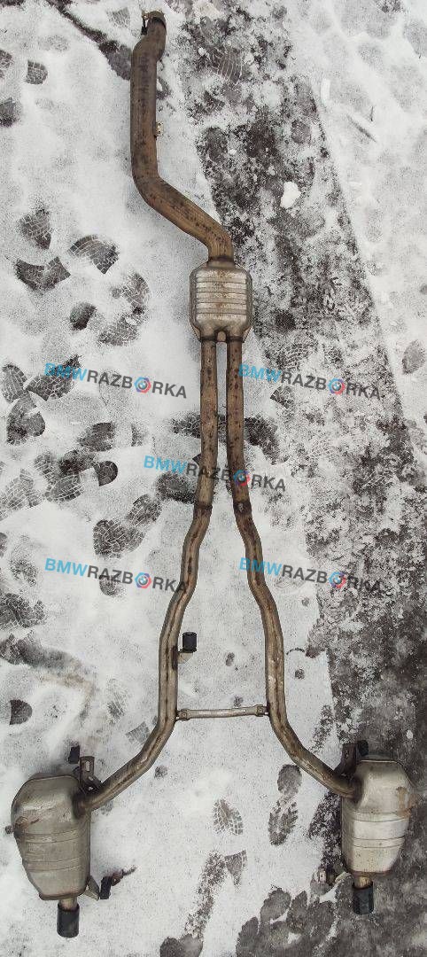 глушитель BMW 6 серия F06/F12/F13 F06 2012, 4.0 л., D, дизель, АКПП, седан, задний привод, правый руль, 7807103, 7812397, 7812394