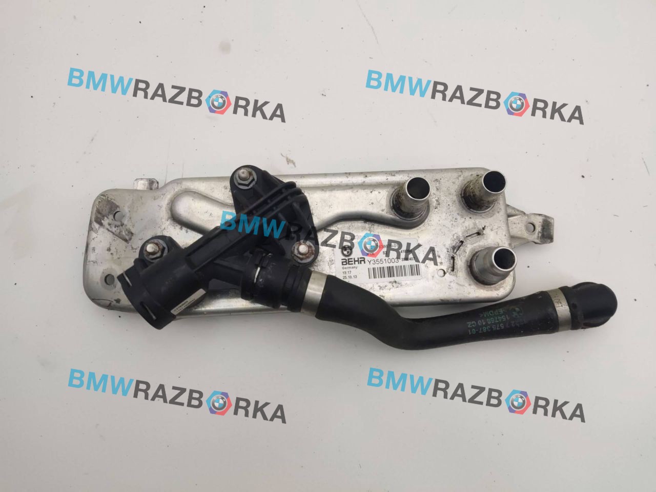 радиатор АКПП BMW 7 серия F01/F02 [рестайлинг] 2013, 4.4 л., i, N63 B44 B, бензин, АКПП, седан, полный привод, 17217638679, 17217638682, 17227575387