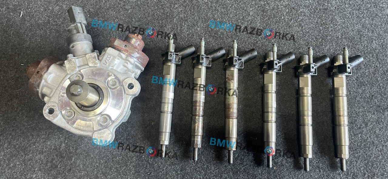 форсунка BMW 5 серия F07/F10/F11 F10 2010, 3.0 л., N57 D30 A, дизель, АКПП, седан, задний привод, правый руль, 7805428, 7800123, 0445116