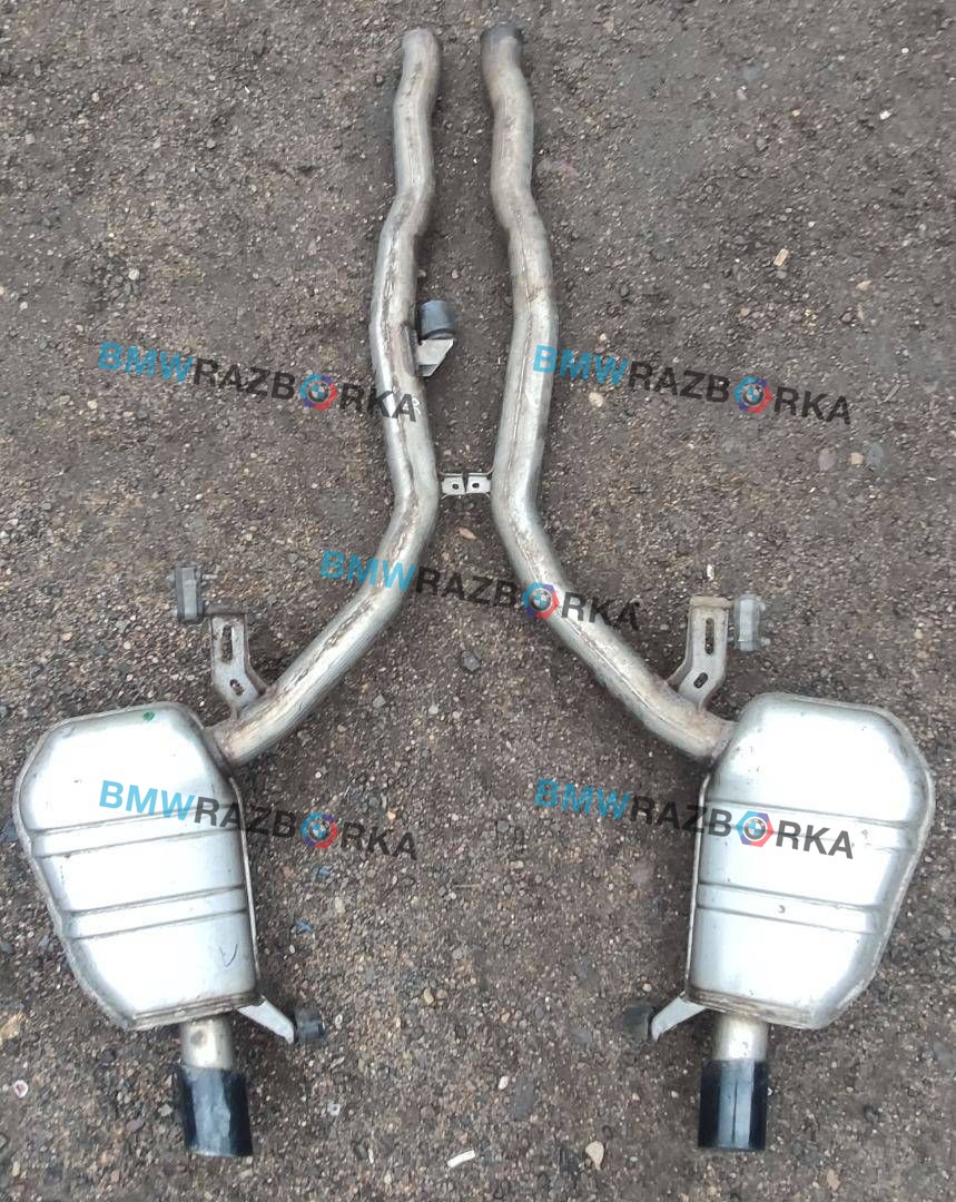 банка глушителя задняя BMW 6 серия F06/F12/F13 F06 2014, 4.0 л., дизель, a300, седан, 7812397, 7812394