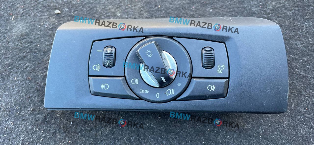 переключатель света BMW X5 E70 2008, 3.5 л., D, M57D30 (306D5), дизель, АКПП, 475, внедорожник 5 дв., полный привод, правый руль, 9134725