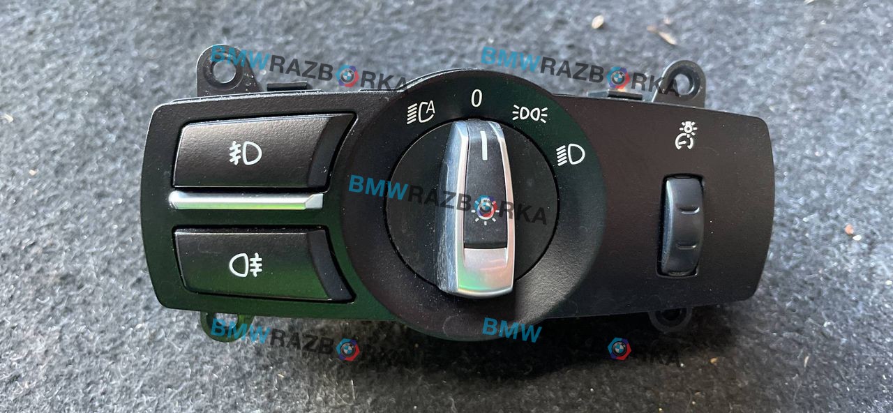 переключатель света BMW 5 серия F10/F11 [рестайлинг] F10 2015, 3.0 л., N57 D30 A, дизель, АКПП, 416, седан, задний привод, правый руль, 9346841
