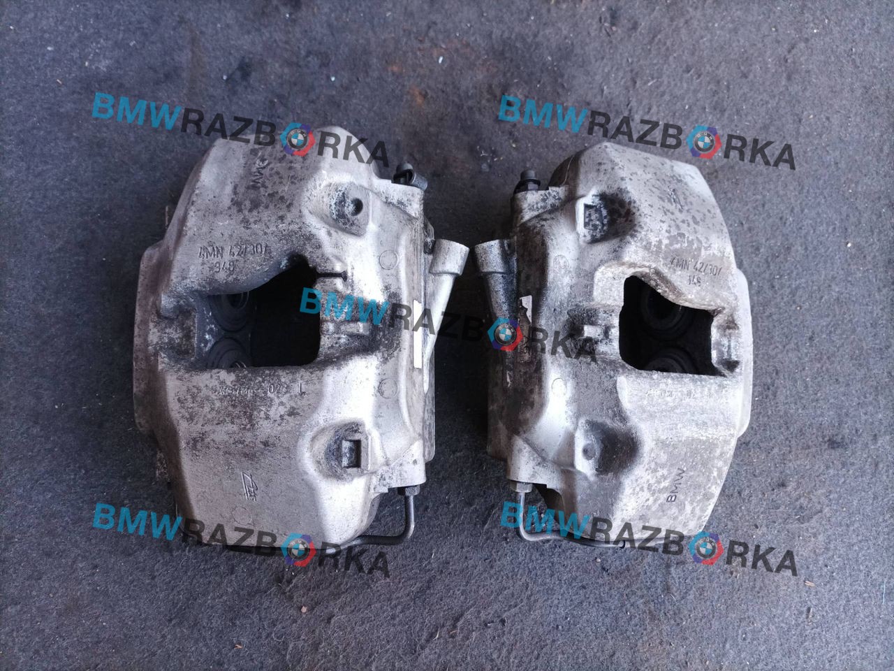 суппорт BMW X5 G05 2021, 3.0 л., B58B30, бензин, АКПП, внедорожник 5 дв.