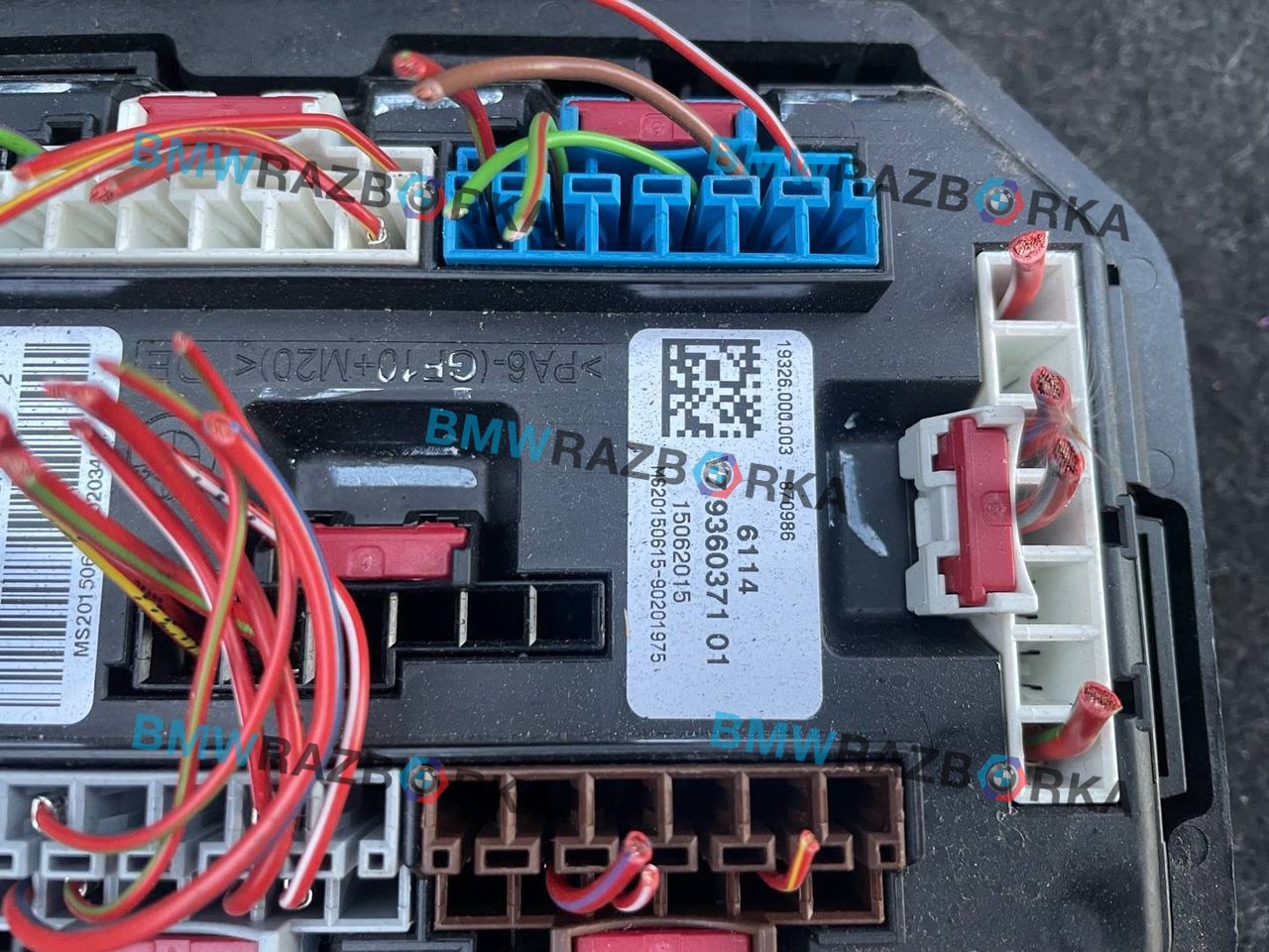 блок предохранителей BMW X5 F15 2016, 3.0 л., N57 D30 A, дизель, АКПП, a52, внедорожник 5 дв., полный привод, правый руль, 9360371, 9265835