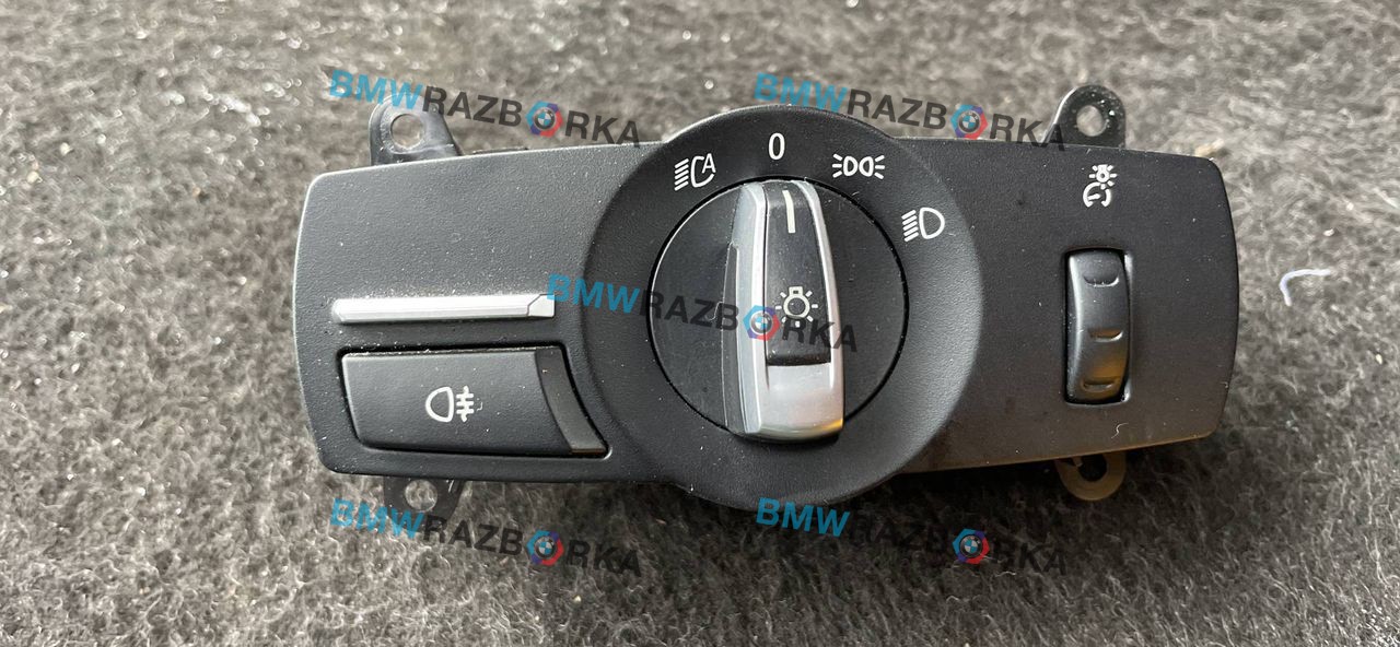 переключатель света BMW 7 серия F01/F02 F01 2009, 4.0 л., дизель, АКПП, imperial-blau brillant metallic, седан, задний привод, правый руль, 9204067