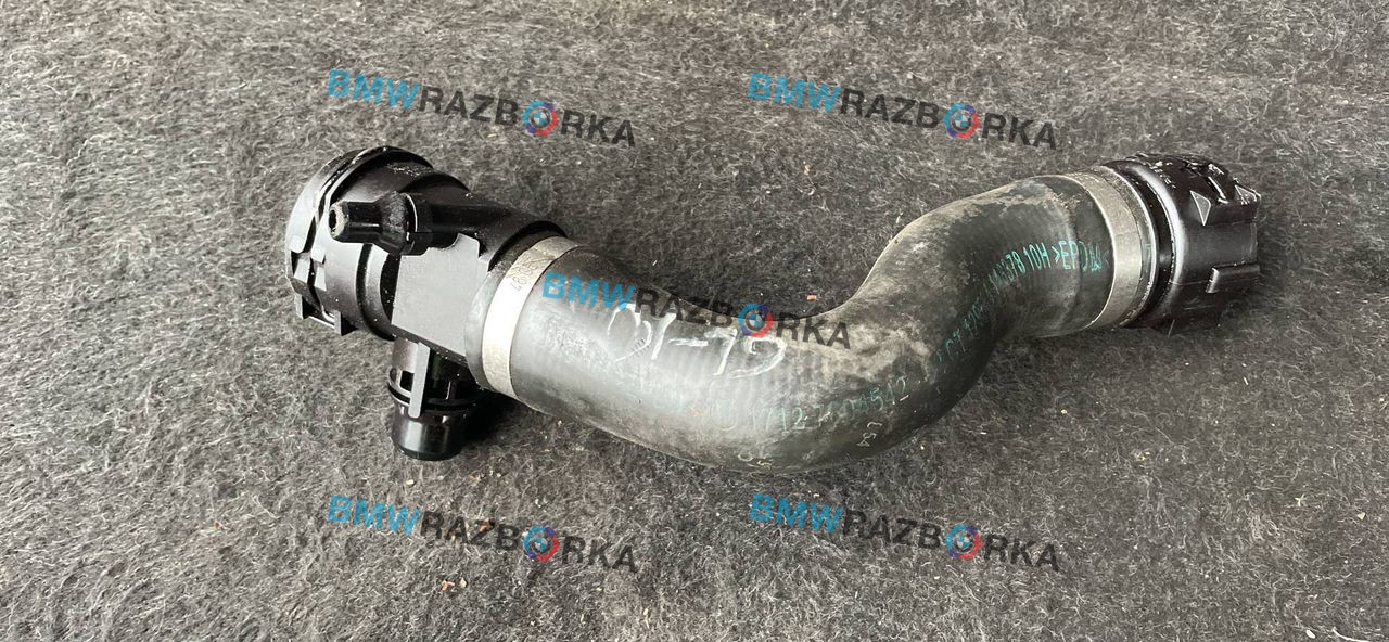 патрубок радиатора BMW M2 F87 2016, 3.0 л., i, N55 B30 A, бензин, МКПП, купе, задний привод, правый руль, 17127604542
