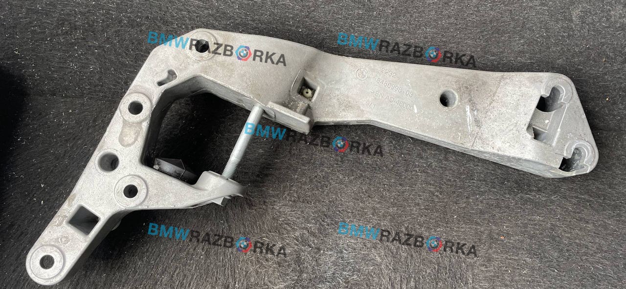 кронштейн КПП BMW X3 G01 2021, 2.0 л., B47 D20 B, дизель, АКПП, 475 black-sapphire metallic, внедорожник 5 дв., полный привод, правый руль, 8486998