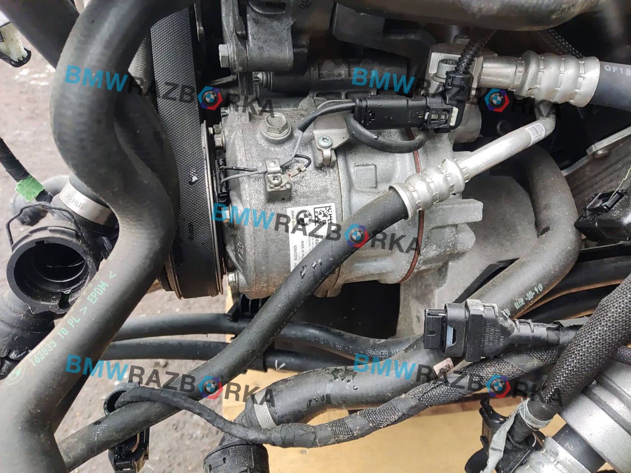 компрессор кондиционера BMW 5 серия G30/G31 G30 2019, 2.0 л., i, B48 B20 A, бензин, АКПП, a90, седан, задний привод, правый руль, 7945819