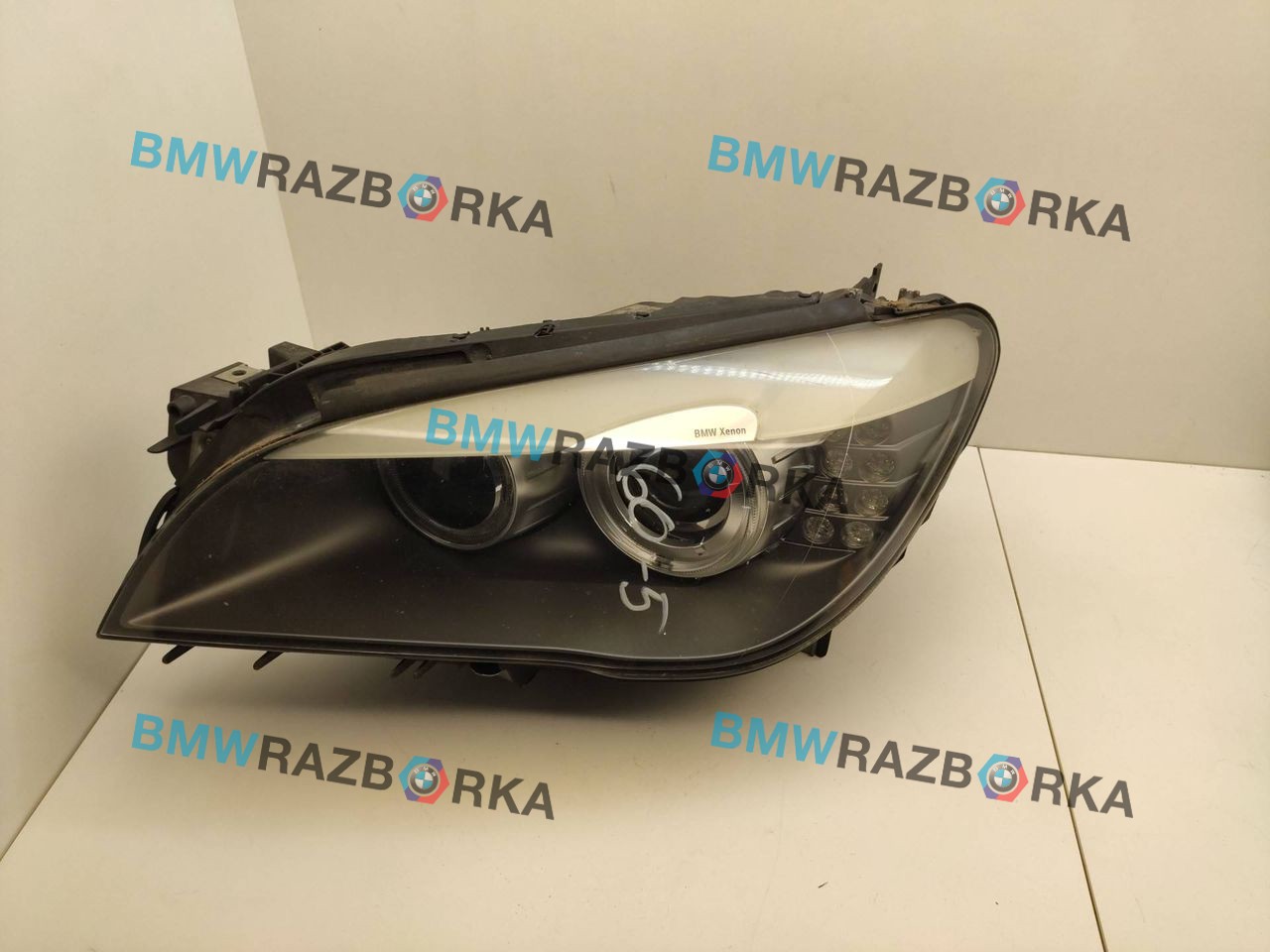 фара левая BMW 7 серия F01/F02 F01 2009, 4.0 л., дизель, АКПП, imperial-blau brillant metallic, седан, задний привод, правый руль, 7182139