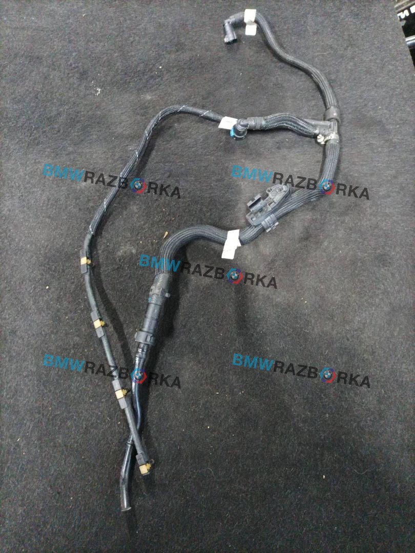 трубка обратки форсунок BMW 3 серия F30/F31 [рестайлинг] 2016, 2.0 л., D, B47 D20 A, дизель, АКПП, седан, задний привод, 8583458, 8514094, 8514102
