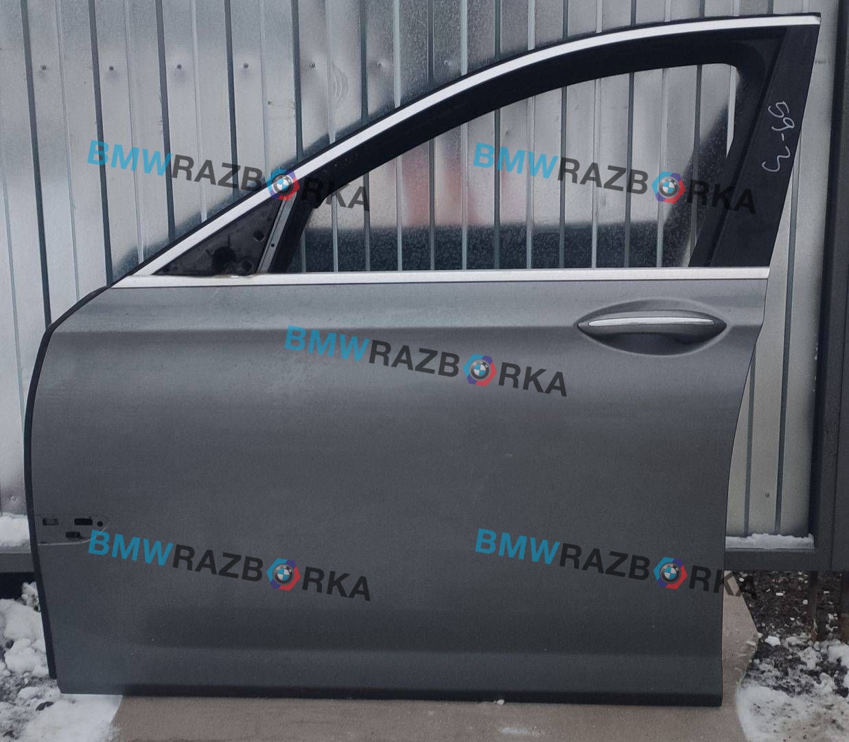 дверь передняя левая BMW 7 серия F01/F02 [рестайлинг] F02 2014, 3.0 л., N57 D30 A, дизель, АКПП, серый, седан, задний привод, правый руль