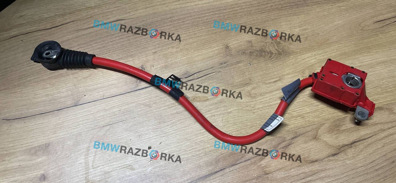 клемма аккумулятора плюс BMW 7 серия F01/F02 F01 2009, 3.0 л., дизель, правый руль, 9217033, 9217032