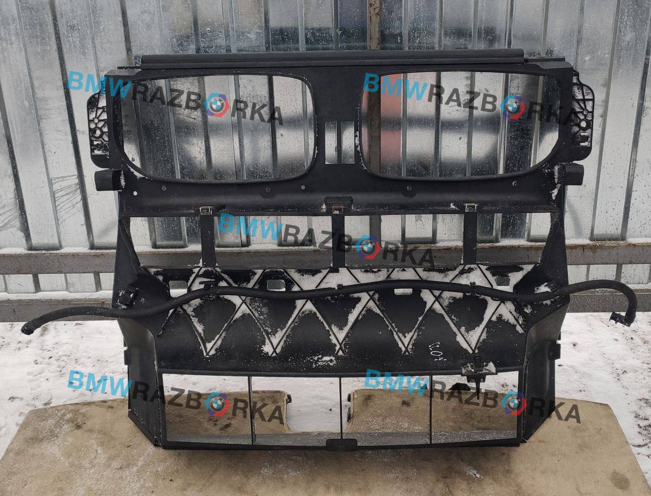 передняя панель крепления облицовки (телевизор) BMW X6 E71/E72 E71 2011, 4.4 л., N63 B44 A, бензин, АКПП, внедорожник 5 дв., 7192758