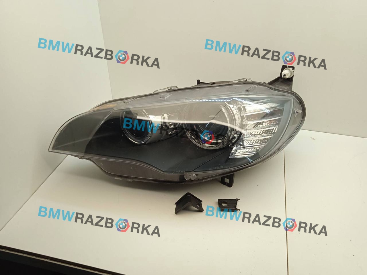 фара левая BMW X6 E71/E72 E71 2011, 4.4 л., N63 B44 A, бензин, АКПП, внедорожник 5 дв., 7287015