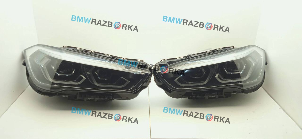 фара BMW X1 F48 [рестайлинг] F48 2019, 1.5 л., бензин, 6МКПП, a300, внедорожник 5 дв., передний привод, правый руль, 7472252, 7472251