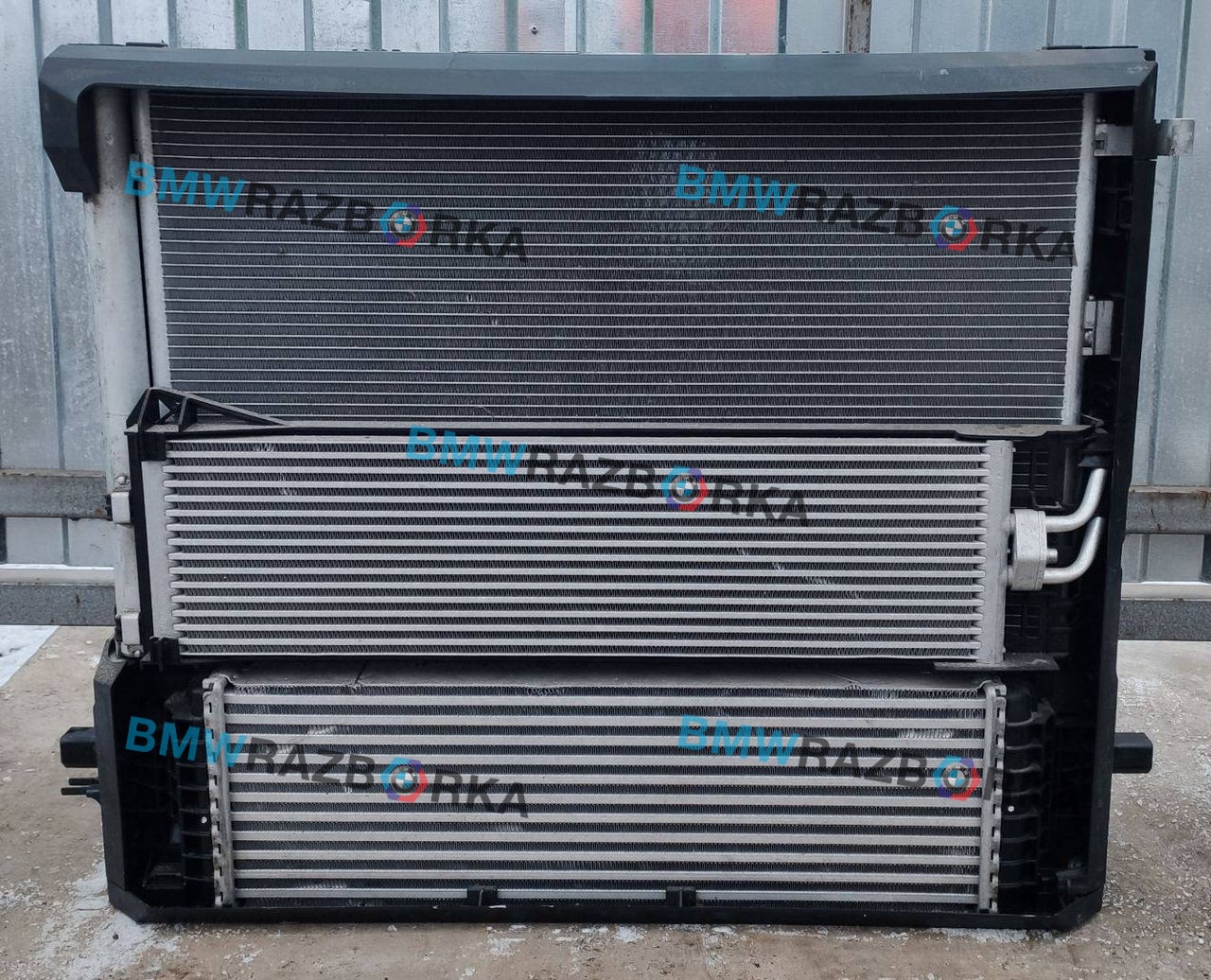 кассета радиаторов BMW X3 G01 2021, 2.0 л., B48 B20 A, бензин, АКПП, внедорожник 5 дв., 8686170, 17119895644, 64539473848, 17118472314