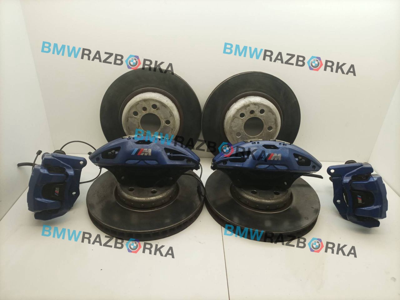 комплект тормозов BMW X3 G01 2018, 3.0 л., i, B58 B30 A, бензин, АКПП, внедорожник 5 дв., полный привод, правый руль, 6860925, 6860912