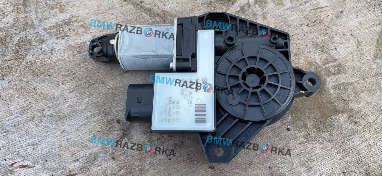 моторчик стеклоподъемника задний левый BMW X3 G01 2018, 3.0 л., i, B58 B30 A, бензин, АКПП, внедорожник 5 дв., полный привод, правый руль, 7457251