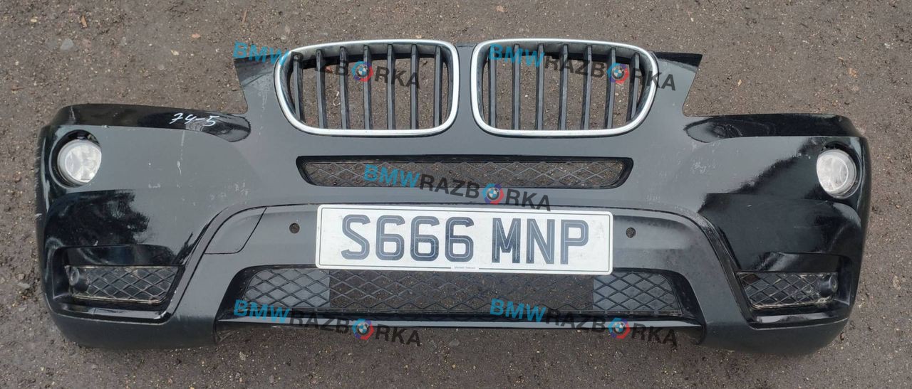 бампер передний BMW X3 F25 2014, 2.0 л., N47 D20 C, дизель, МКПП, 475, внедорожник 5 дв., полный привод, правый руль