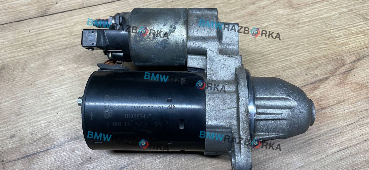 стартер BMW 5 серия F07/F10/F11 2011, 3.0 л., i, N55 B30 A, бензин, АКПП, серый, седан, полный привод, 12417521123, 12417594292, 0001107424