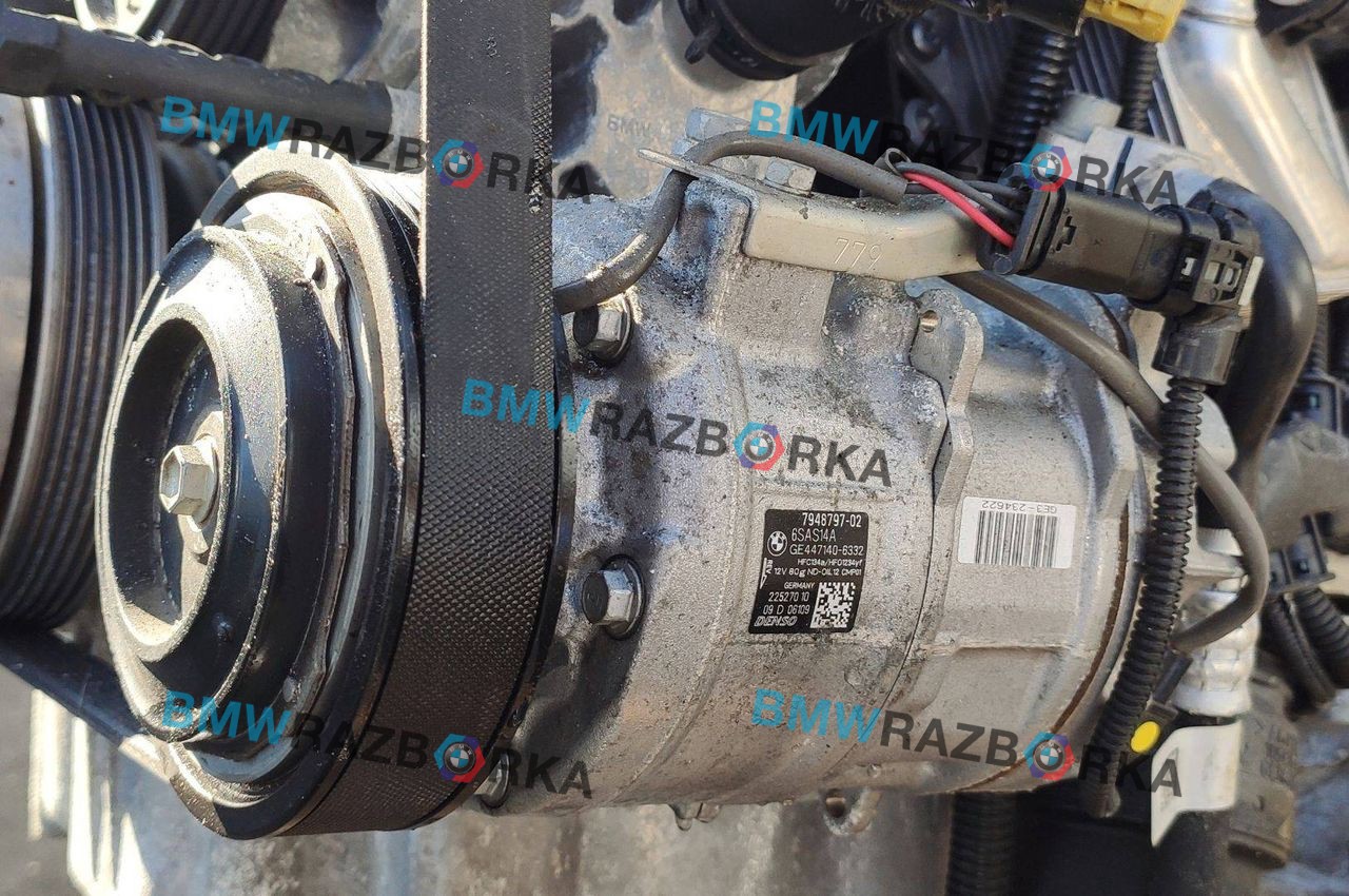 компрессор кондиционера BMW 1 серия F40 2020, 1.5 л., i, B38 A15 A, бензин, АКПП, b39, хетчбэк 5 дв., задний привод, правый руль, 7948797
