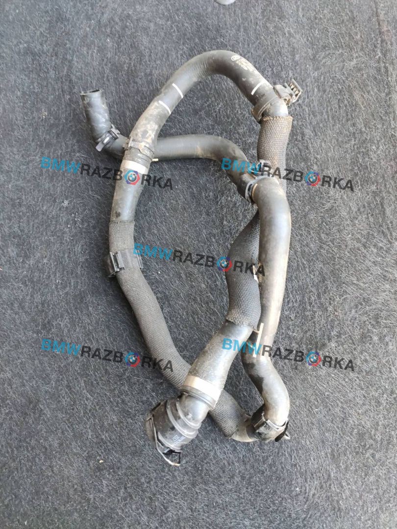 патрубок радиатора BMW 1 серия F40 2020, 1.5 л., i, B38 A15 A, бензин, АКПП, b39, хетчбэк 5 дв., задний привод, правый руль, 6832802, 6832801