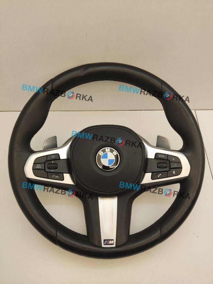 руль BMW 5 серия G30/G31 G30 2018, 3.0 л., B57 D30 A, дизель, АКПП, синий, седан, полный привод, правый руль