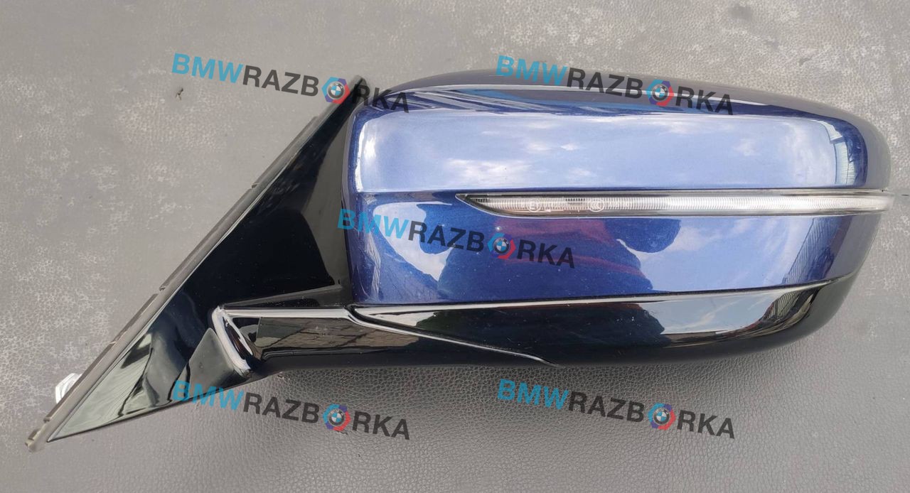 зеркало наружное левое BMW 5 серия G30/G31 G30 2018, 3.0 л., B57 D30 A, дизель, АКПП, синий, седан, полный привод, правый руль