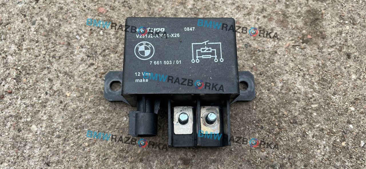 реле (прочие) BMW 7 серия F01/F02 F02 2008, 3.0 л., N54 B30 A, бензин, АКПП, 475, седан, задний привод, правый руль, 7661503