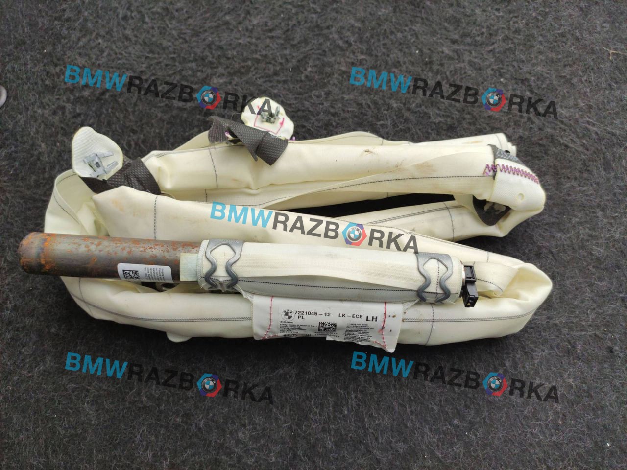 подушка безопасности боковая (шторка) BMW 3 серия F30/F31 [рестайлинг] F30 2017, 2.0 л., i, B48 B20 A, бензин, МКПП, 475, седан, задний привод, правый руль, 7221045