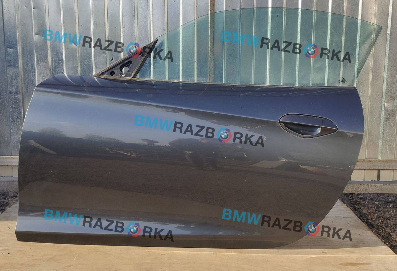 дверь передняя левая BMW Z4 E89 (2009 - 2016), 2.0 л., i, N20 B20 B, бензин, МКПП, b39 mineral-grau metallic, родстер, задний привод, правый руль