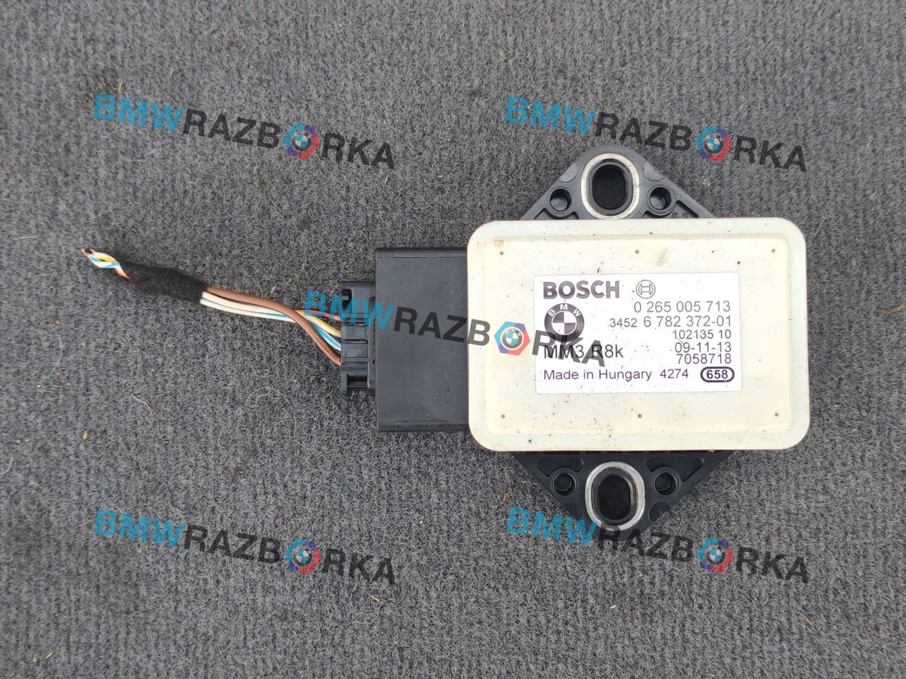 датчик ускорения BMW Z4 E89 (2009 - 2016), 2.0 л., i, N20 B20 B, бензин, МКПП, b39 mineral-grau metallic, родстер, задний привод, правый руль, 6782372