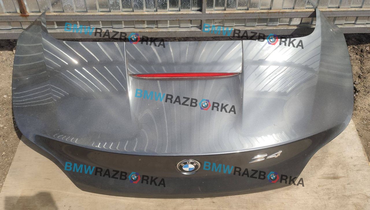 крышка багажника (дверь 3-5) BMW Z4 E89 (2009 - 2016), 2.0 л., i, N20 B20 B, бензин, МКПП, b39 mineral-grau metallic, родстер, задний привод, правый руль