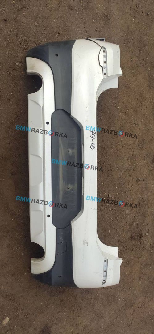 бампер задний BMW X2 F39 2020, 2.0 л., B48 A20 A, бензин, белый, внедорожник 5 дв., правый руль