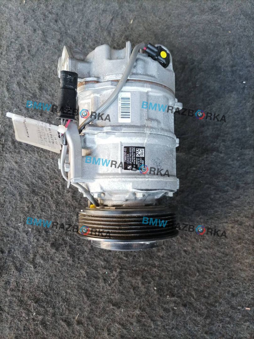 компрессор кондиционера BMW 2 серия F44 2022, 1.5 л., i, B38 A15 A, бензин, АКПП, белый(300), седан, передний привод, правый руль, 7948797