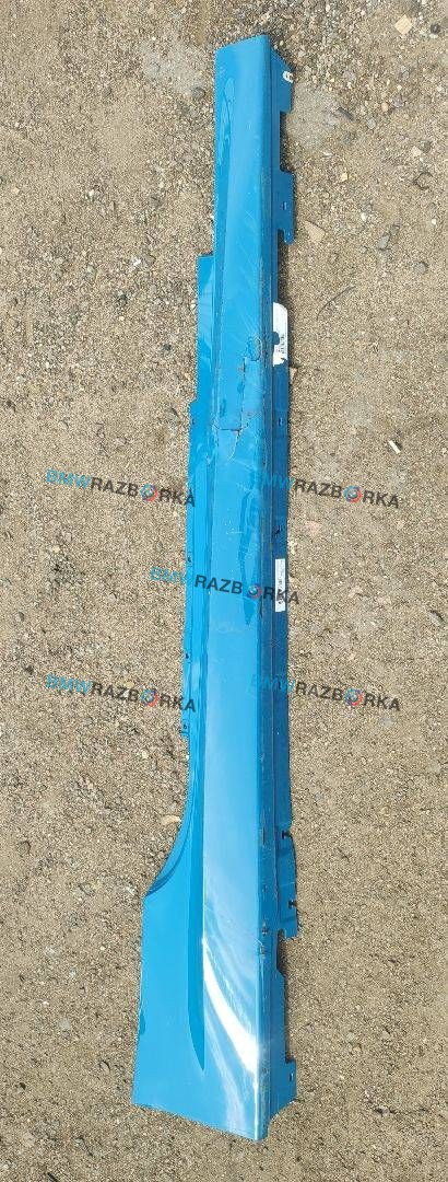 накладка на порог BMW M8 F91/92 F91 2020, 4.4 л., i, S63 B44 B, бензин, АКПП, 490, кабриолет, полный привод, правый руль, 51778074812, 8096980, 8074812
