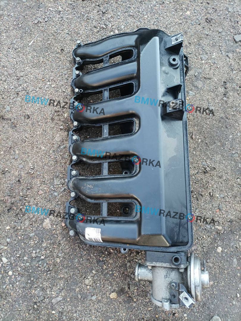 коллектор впускной BMW 3 серия E90/E91/E92/E93 [рестайлинг] E92 2008, 3.0 л., D, M57 D30 (306D3), дизель, МКПП, черный, купе, задний привод, правый руль, 7790701