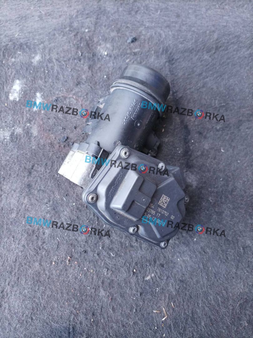 заслонка дроссельная BMW 3 серия F30/F31/F34 F30 2012, 2.0 л., D, N47 D20 C, дизель, МКПП, 300, седан, задний привод, правый руль, 7810752, 4744639