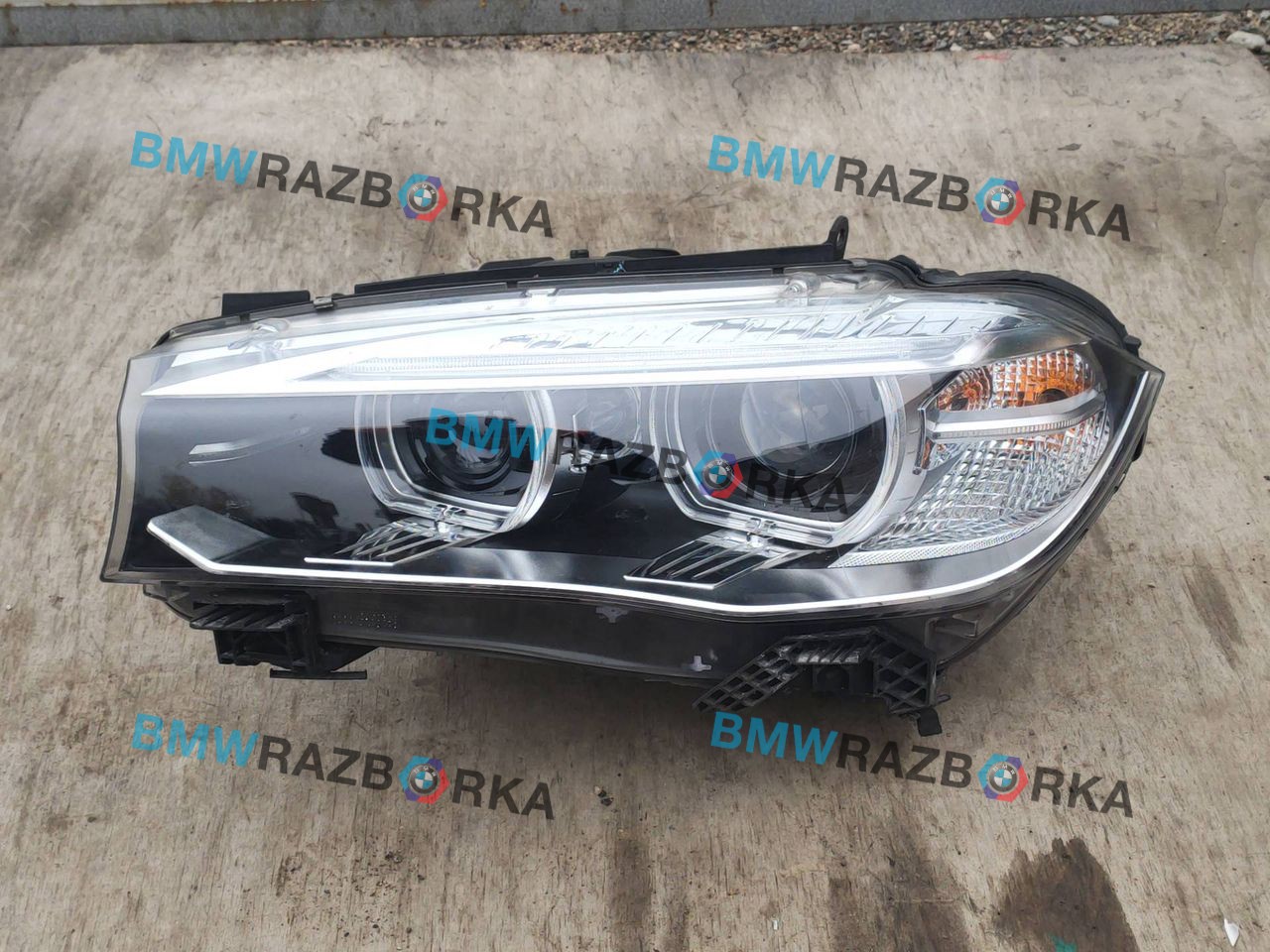 фара левая BMW X5 F15 (2013 - 2018), 4.0 л., гибрид, АКПП, a52, внедорожник 5 дв., полный привод, правый руль, 7296090, 7290055