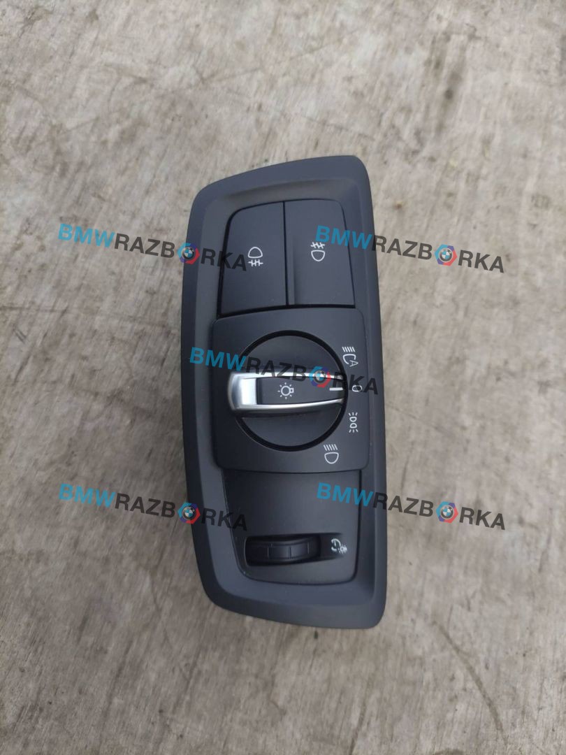 переключатель света BMW X1 F48 2018, 1.8 л., бензин, робот, b45 estoril-blau metallic, внедорожник 5 дв., передний привод, правый руль, 6847524