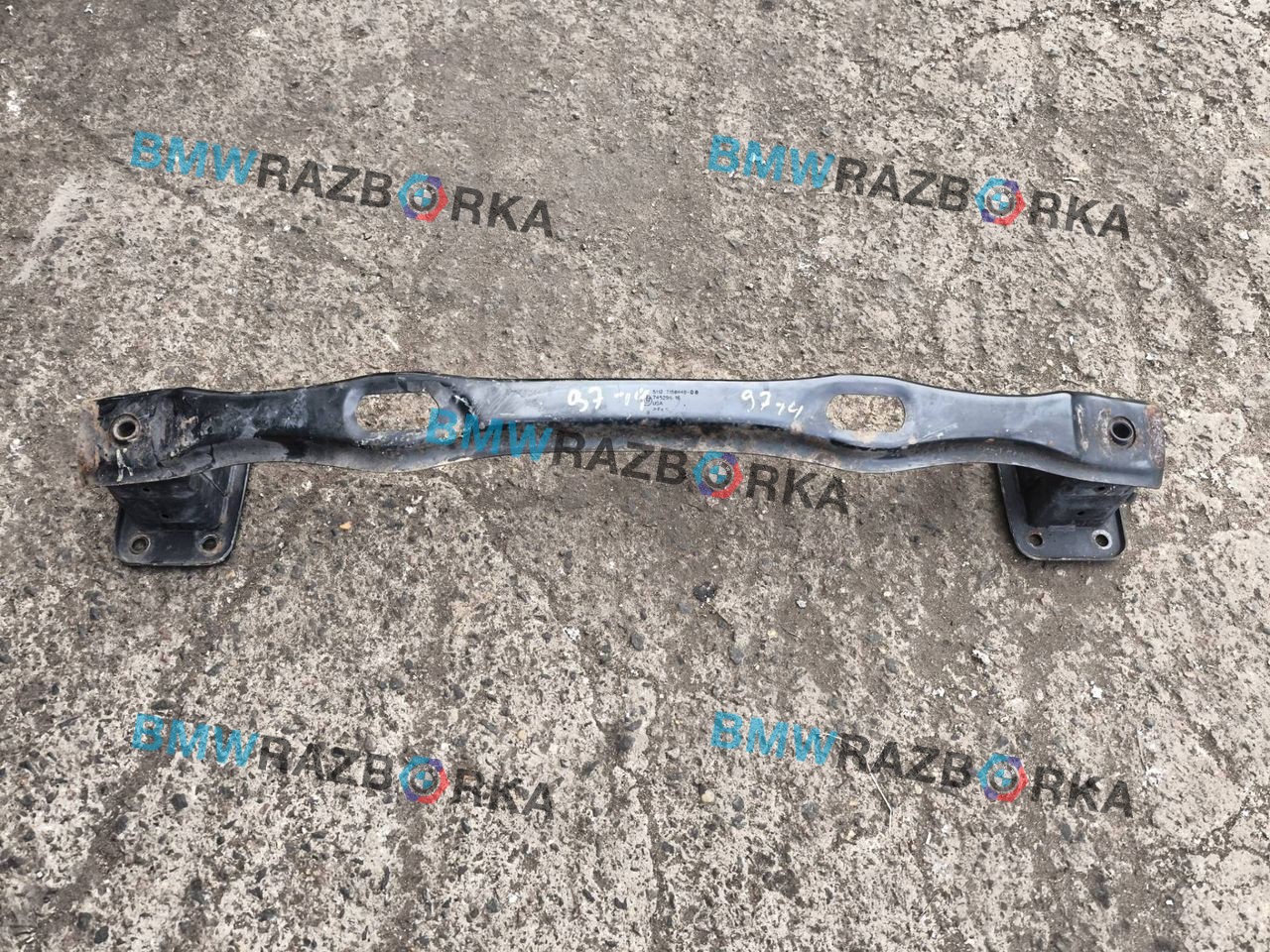 усилитель бампера заднего BMW X5 M E70 2010, 4.4 л., S63 B44 A, бензин, АКПП, внедорожник 5 дв., 51127158449, 7158449