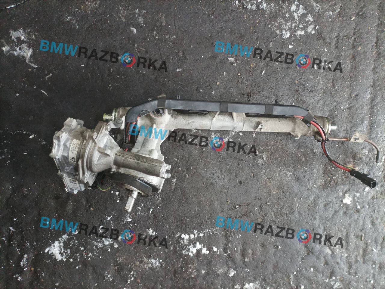 рулевая рейка BMW 1 серия F40 2020, 2.0 л., B48A20E, бензин, АКПП, белый, хетчбэк 5 дв., полный привод